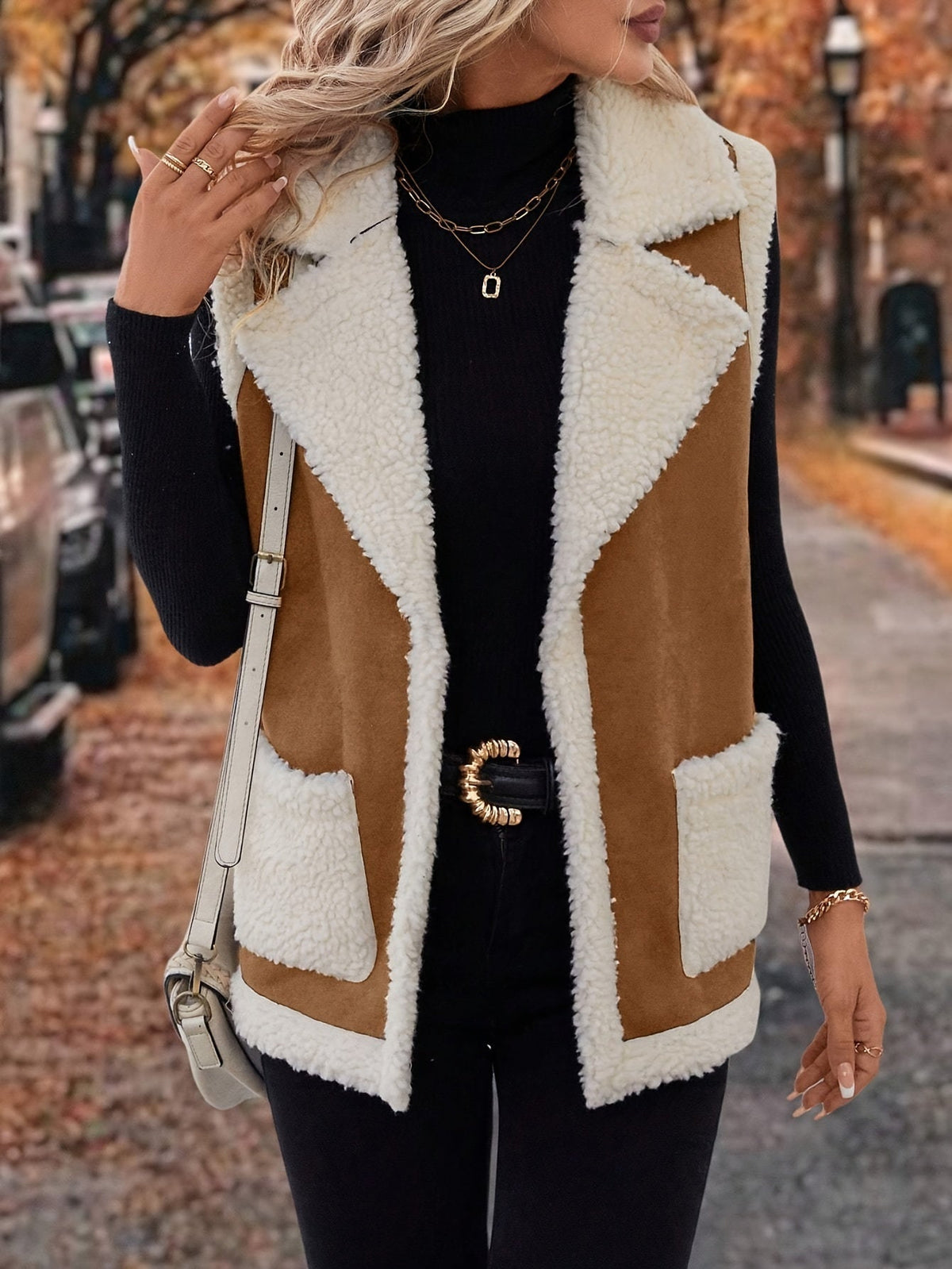 Sylvie | Warm Lapel Collar Winter Vest