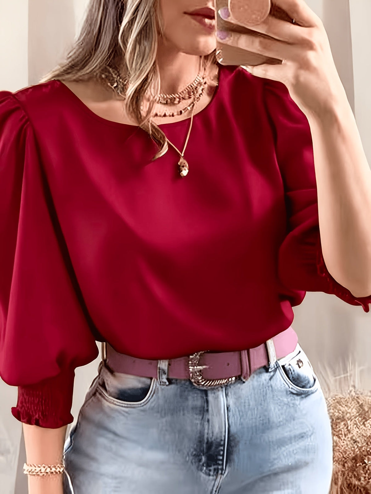 Ellen | Puff Sleeve Blouse