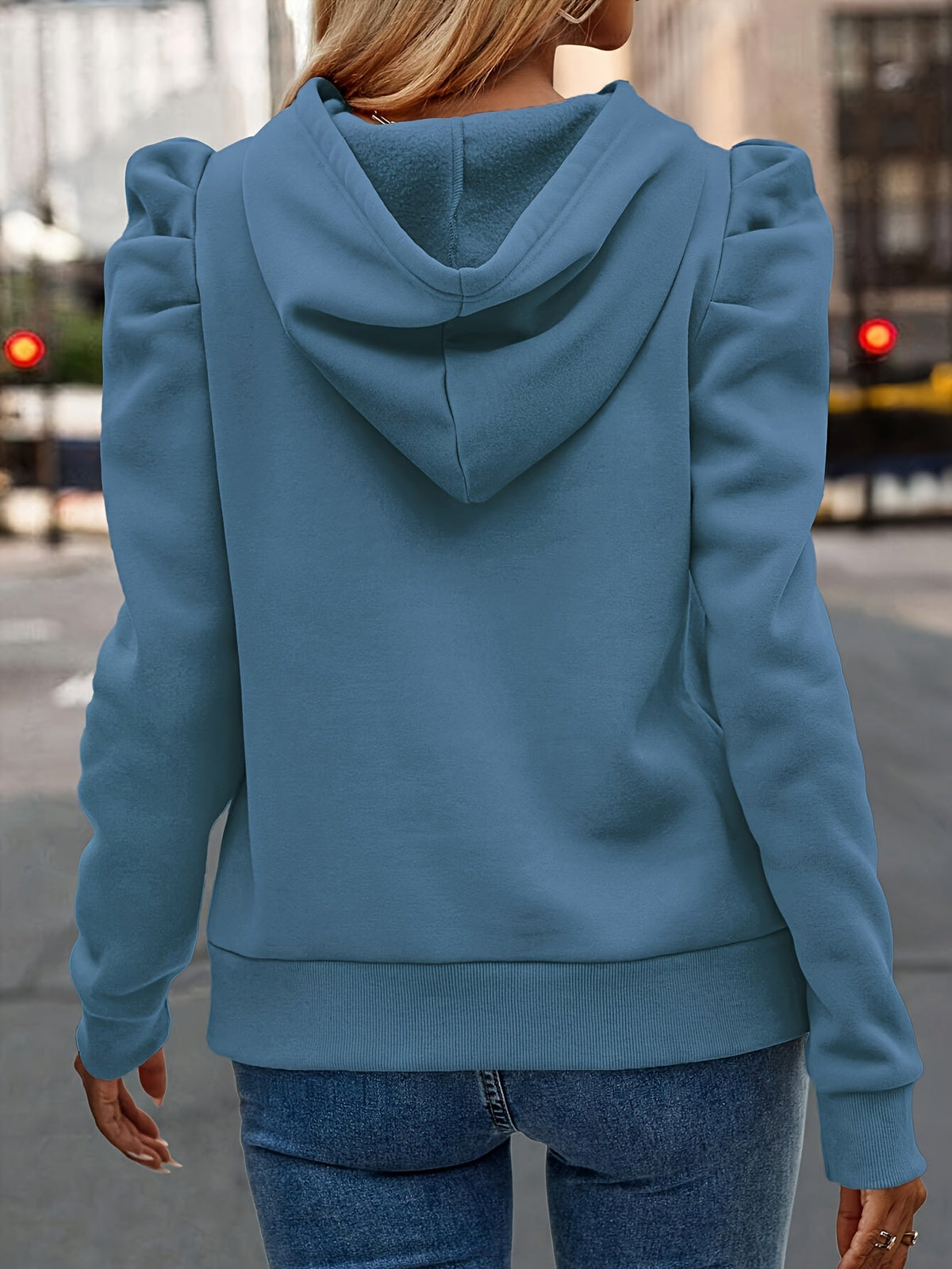 Diana | Puff Sleeve Hoodie