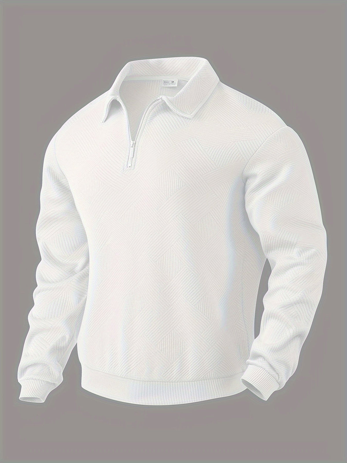 GEOMETRIC KNIT PULLOVER FOR MEN