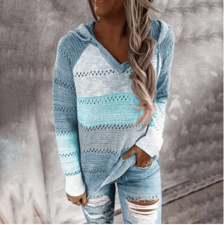 Women’s Striped Knit Sweater