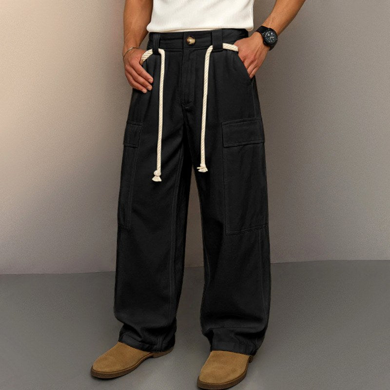 Callahan - Men's Wide Leg Multi-Pocket Cargo Pants