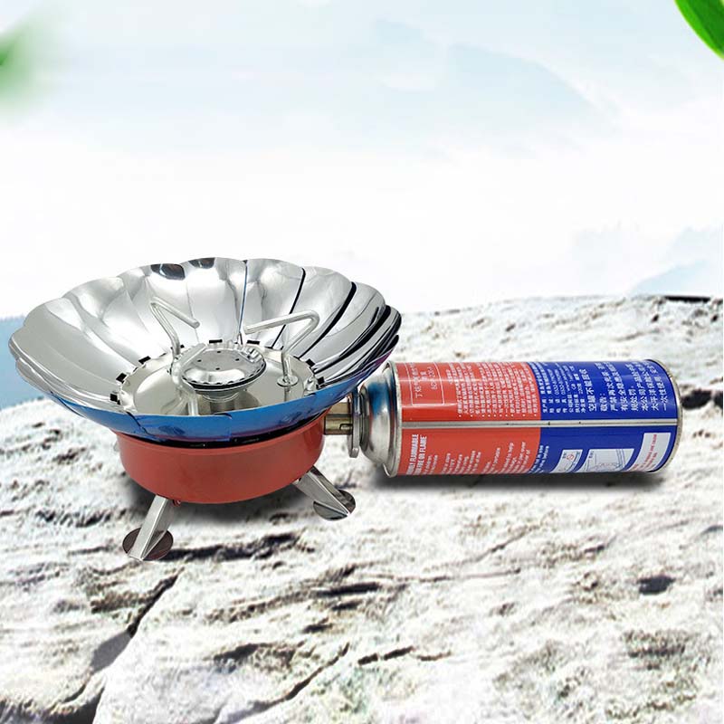 Camping Stove | Foldable Stainless Steel & Wind-Resistant | 4000 BTU