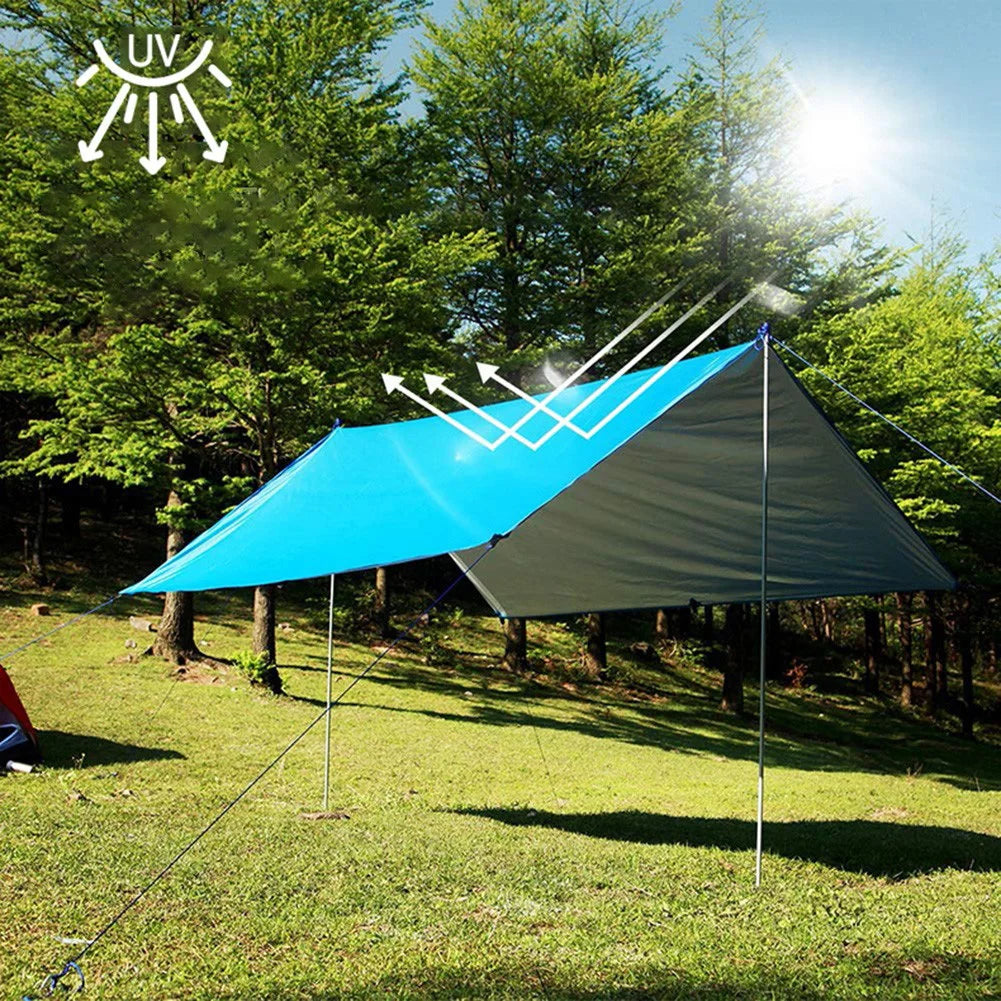 Camping Tarp | 210T Waterproof & Lightweight | With Carry Bag