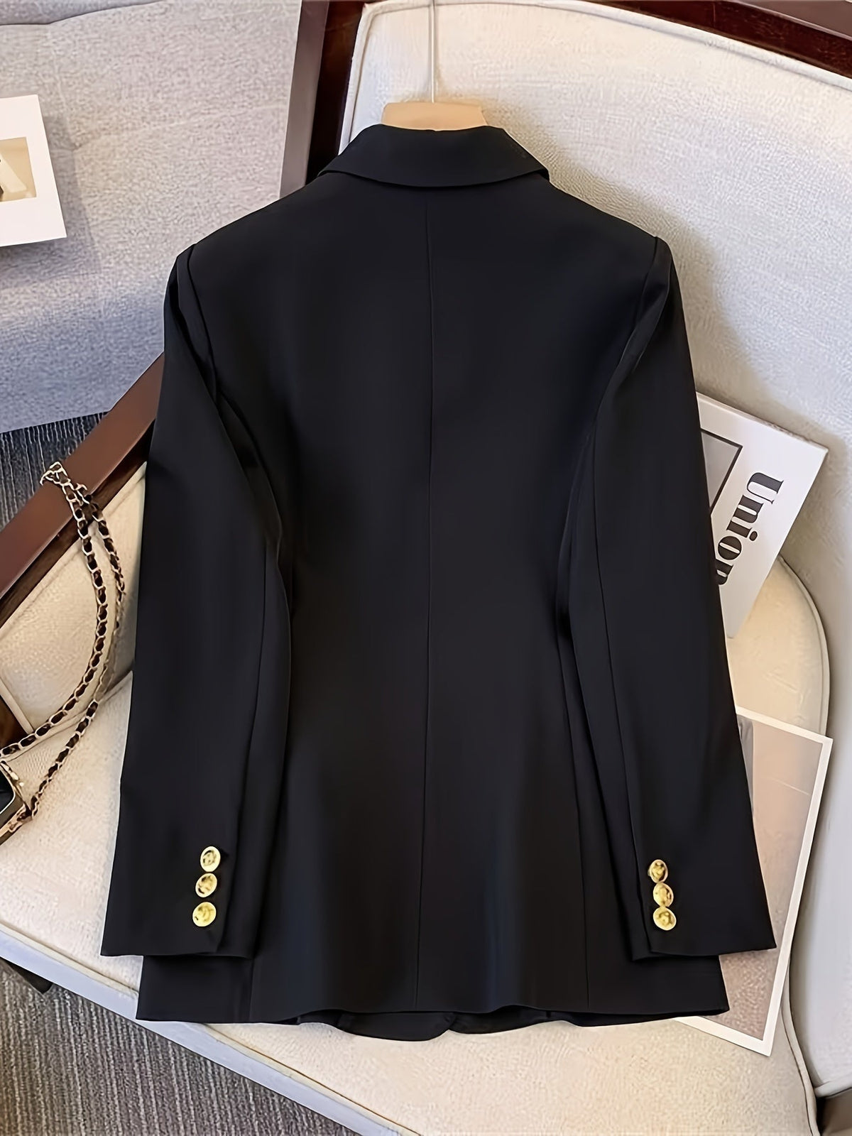 Emma | Women's Double Breasted Blazer Classic Lapel