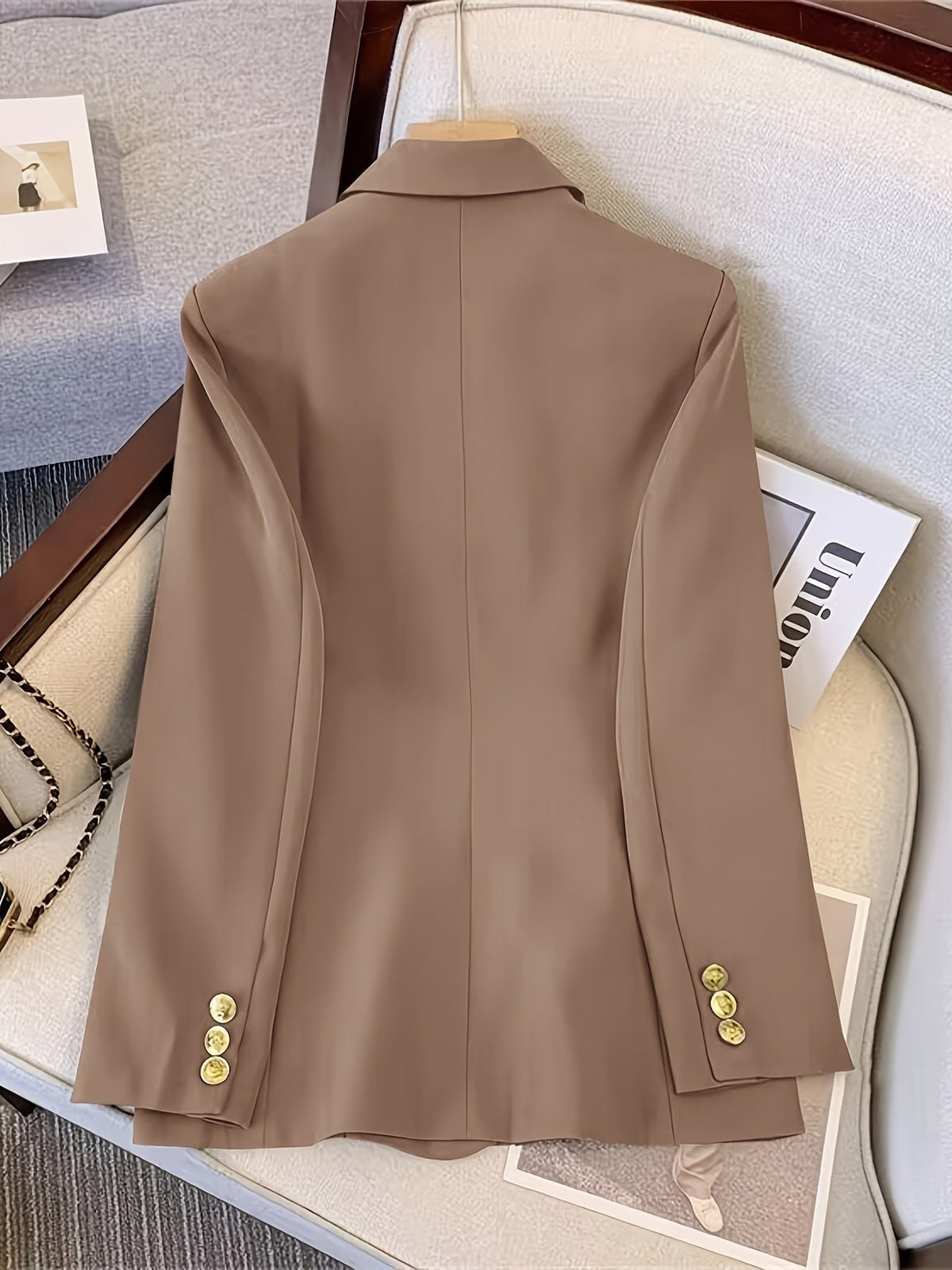 Emma | Women's Double Breasted Blazer Classic Lapel