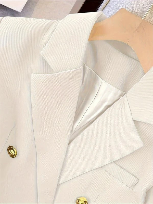 Emma | Women's Double Breasted Blazer Classic Lapel