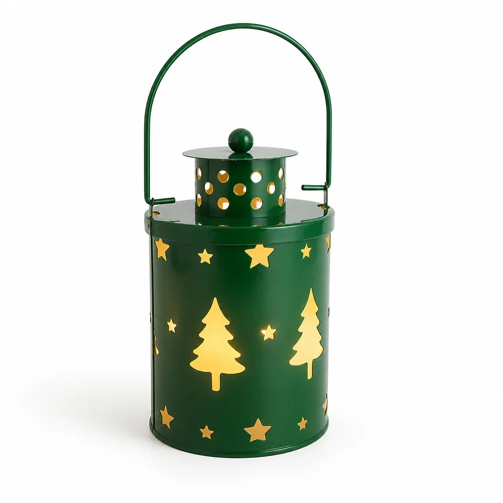 Candle Lantern | LED Flicker & Wrought Iron