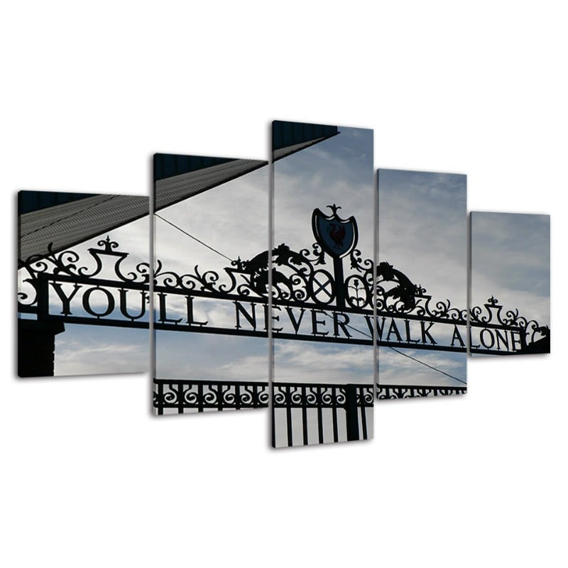 Canvas Art Prints Custom Wall with Gallery Wrapped 5-Panel Wood Decor for Modern Dining Room