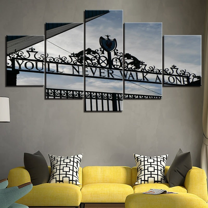 Canvas Art Prints Custom Wall with Gallery Wrapped 5-Panel Wood Decor for Modern Dining Room