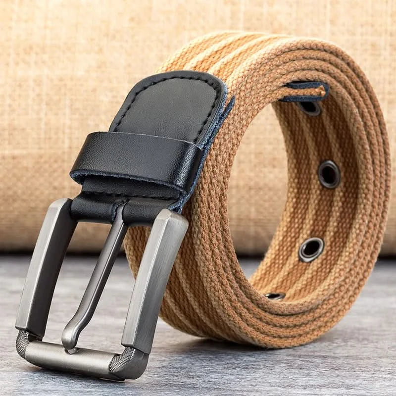 Canvas Belt | Adjustable & Alloy Buckle | 120–140 cm