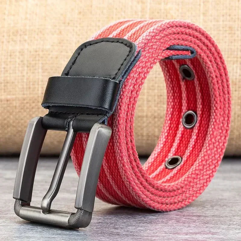 Canvas Belt | Adjustable & Alloy Buckle | 120–140 cm