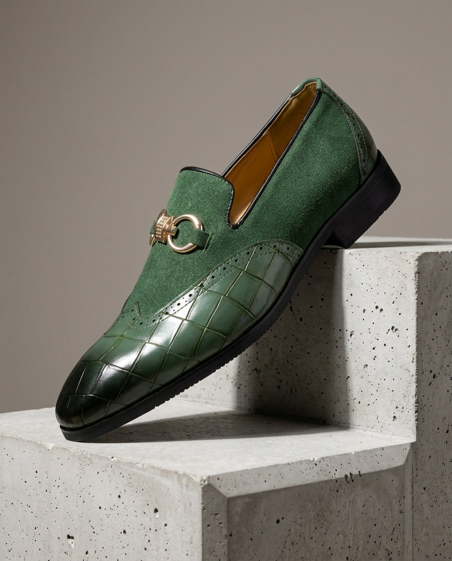Ashford Men's Leather Suede Loafers