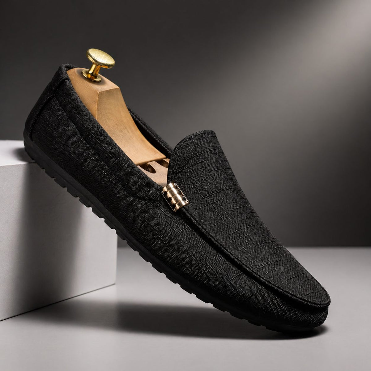 Canvas Slip-On Loafers for Men