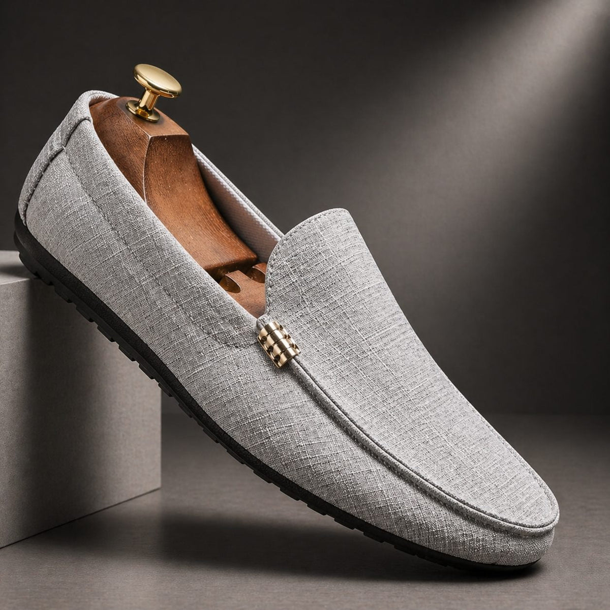 Canvas Slip-On Loafers for Men