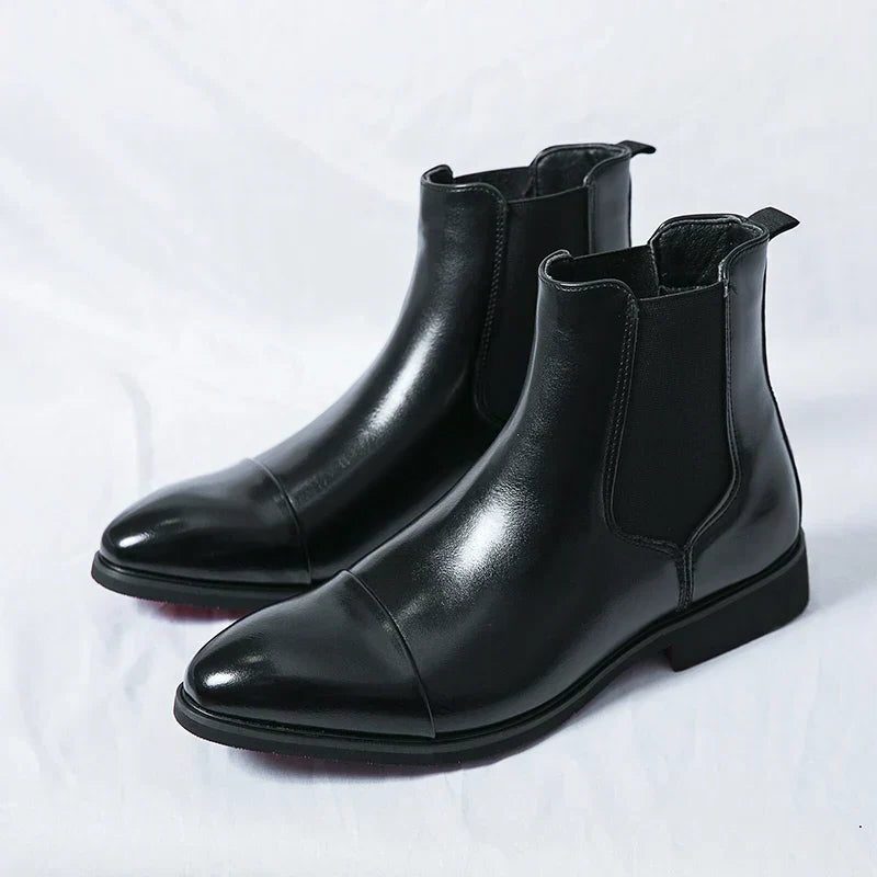 Cap-Toe Chelsea Boots for Men