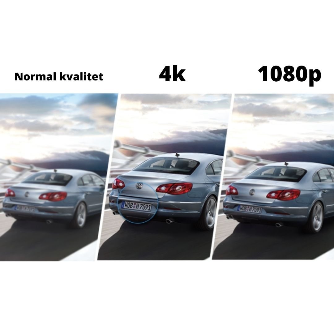 Car Camera Dash Cam for Vehicle with 4K Front and Back Lcd Screen