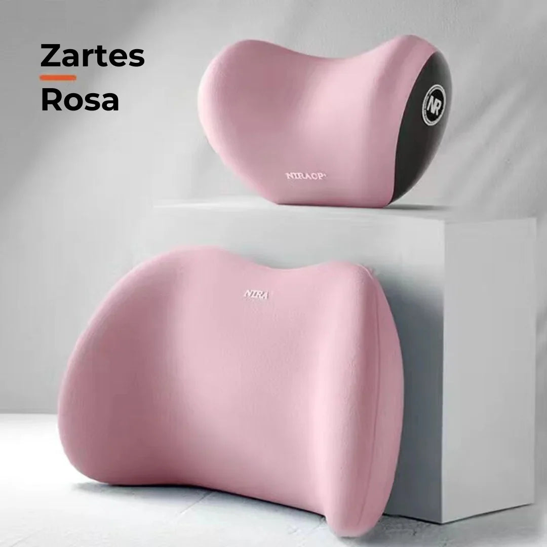 Car Headrest Cushion | Ergonomic Memory Foam & Breathable Polyester