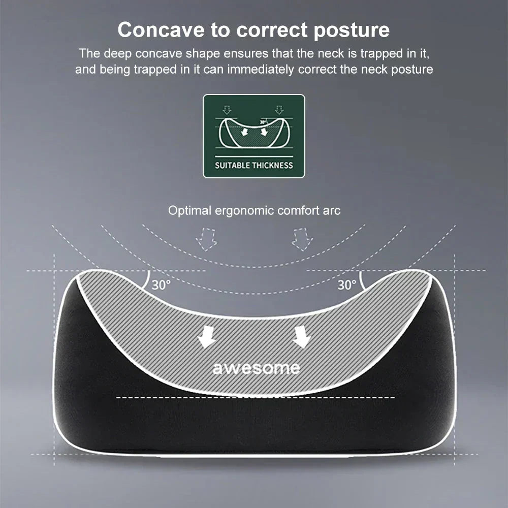 Car Headrest Cushion | Ergonomic Memory Foam & Breathable Polyester