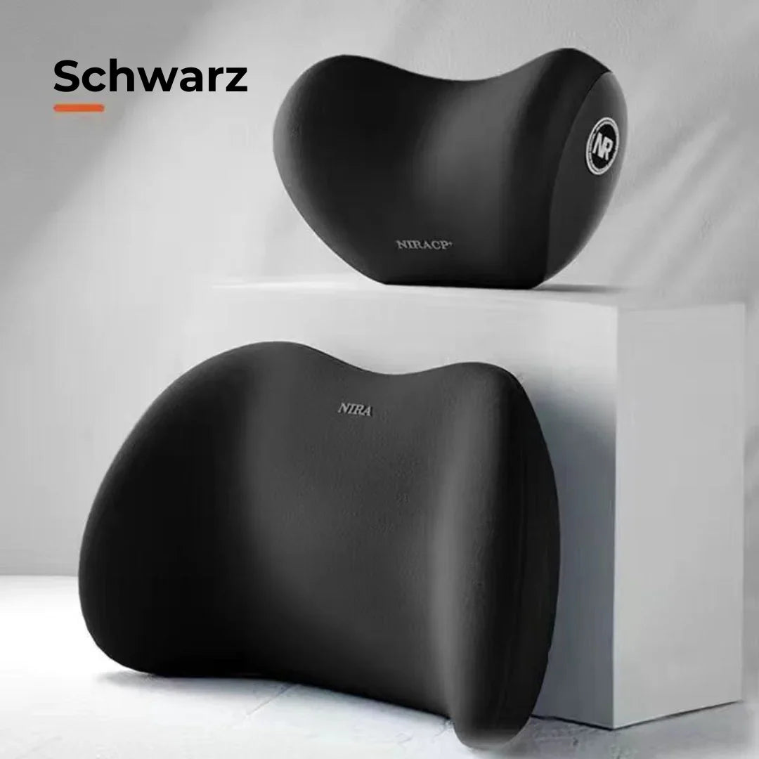 Car Headrest Cushion | Ergonomic Memory Foam & Breathable Polyester