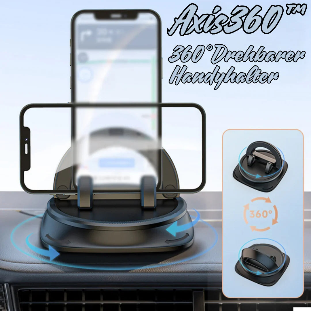 Car Phone Holder | 360° Rotatable & One-Hand Quick Lock | Set Of 2