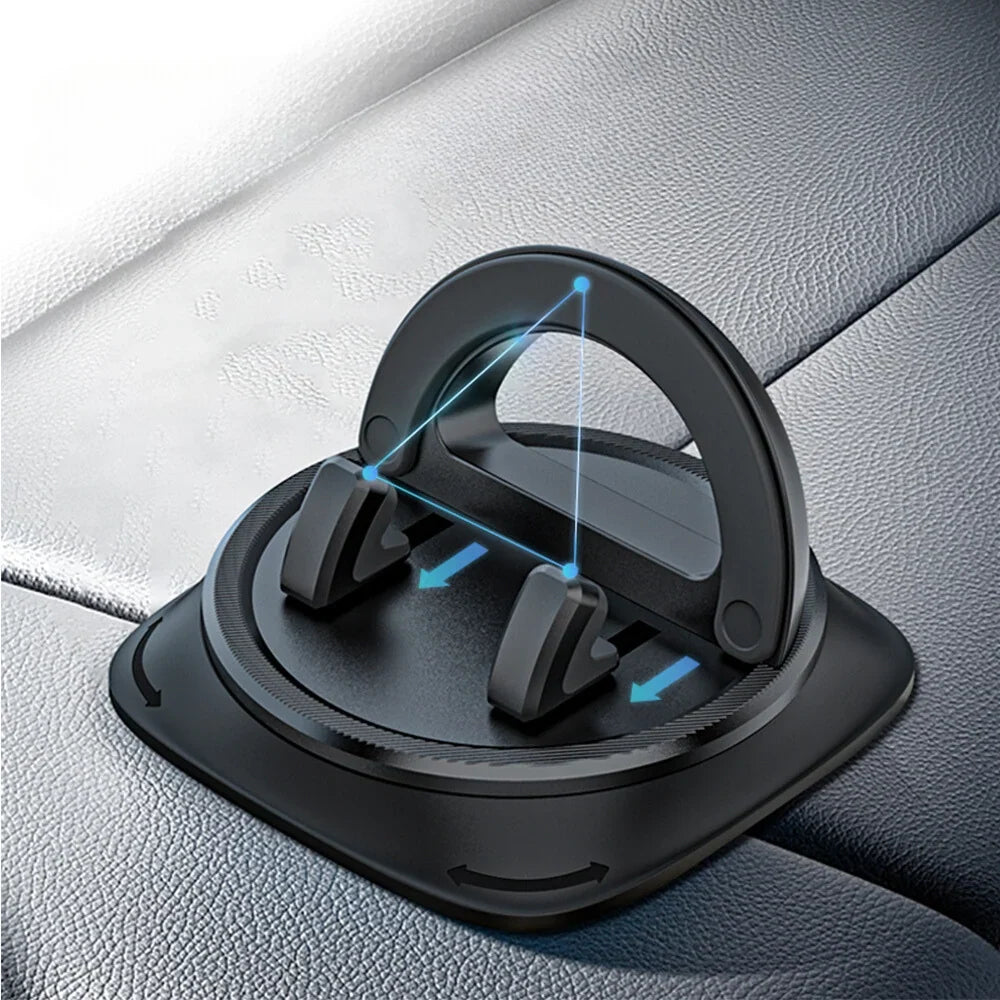 Car Phone Holder | 360° Rotatable & One-Hand Quick Lock | Set Of 2