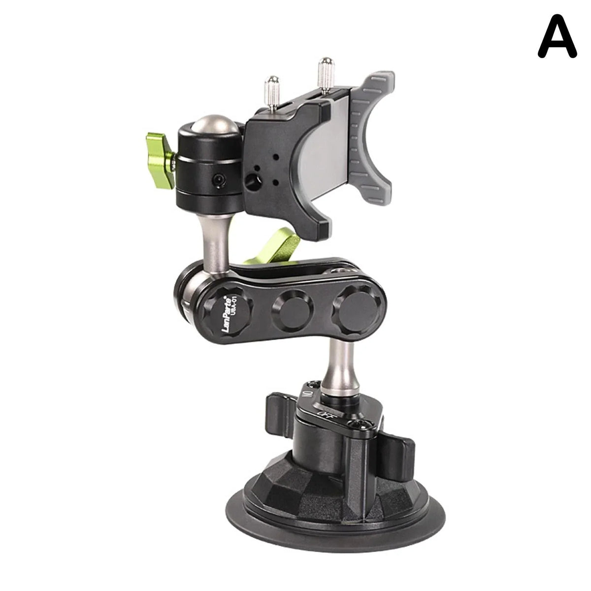 Car Phone Holder | Strong Suction & 960° Rotation | Hidden Rearview Mount