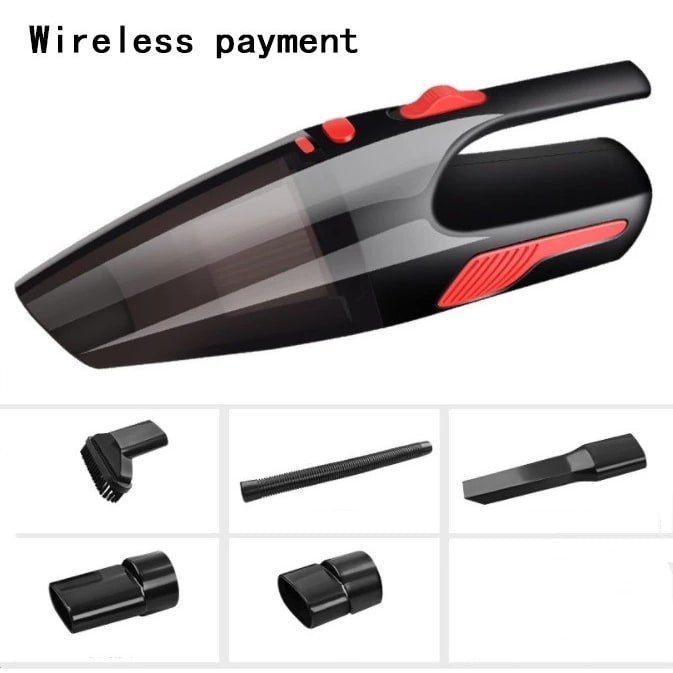 Car Vacuum Cleaner Wet Dry Hepa Handheld with Attachments and Extension Hose Steam