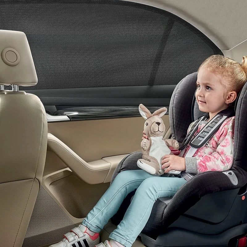 Car Window Mosquito Net | UV Protection & Thermal Insulation | Foldable