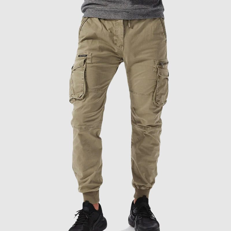 Cargo Joggers with Cuff Hem for Men