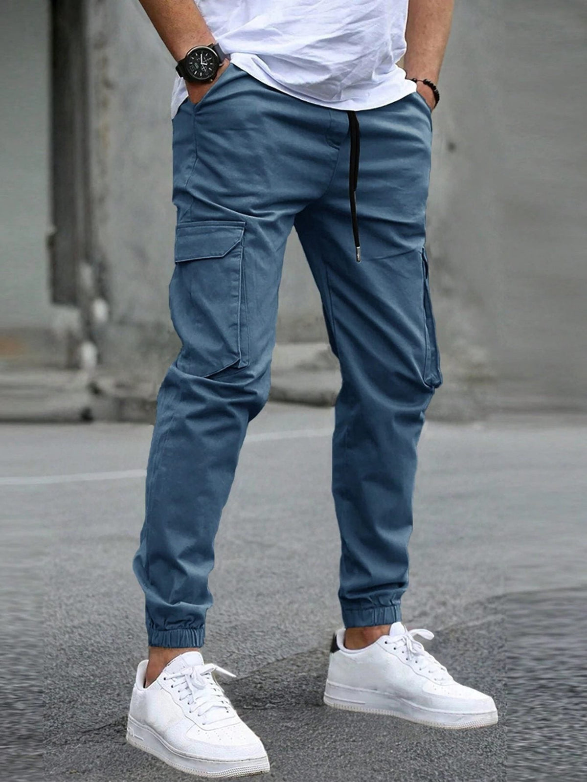 Cargo Joggers with Tapered Ankle for Men
