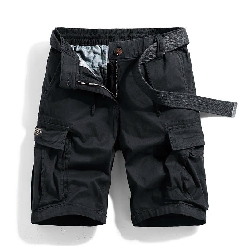 Cargo Shorts with Belt for Men