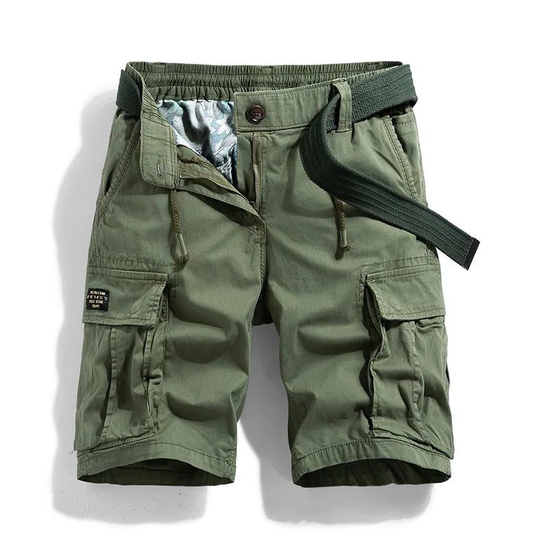 Cargo Shorts with Belt for Men