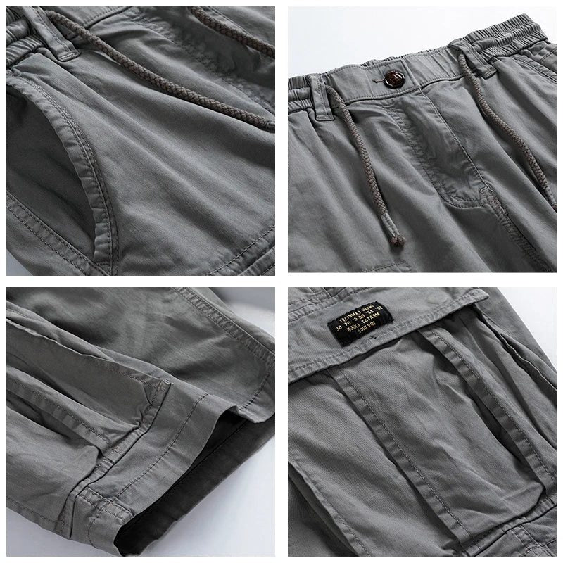 Cargo Shorts with Belt for Men
