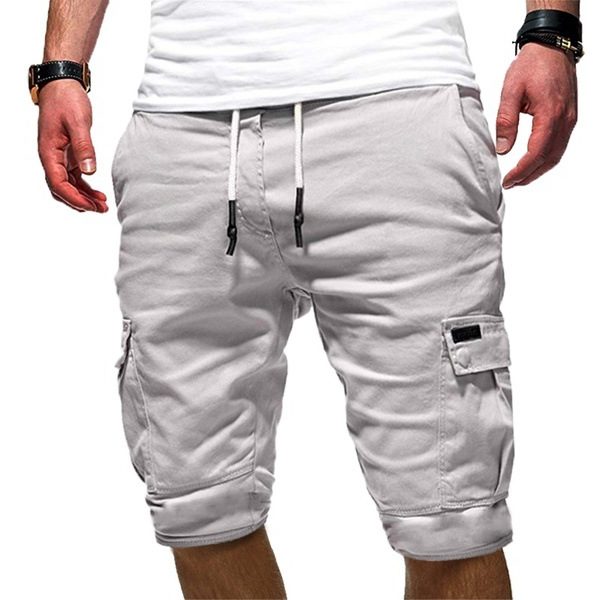 Cargo Shorts with Drawstring for Men