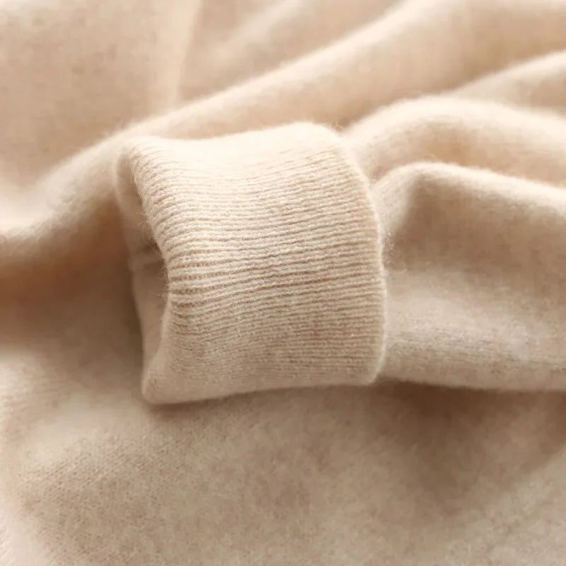 Cashmere Blend Crew Neck Sweater for Men