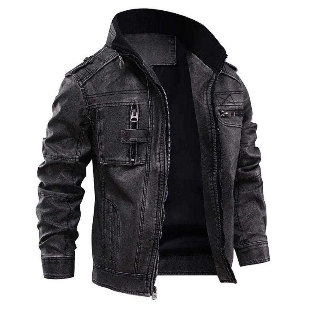 Cassidy | Men's Hooded Fleece-Lined Denim Jacket