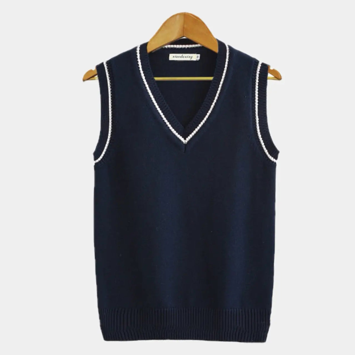 Casual College Style Sweater Vest