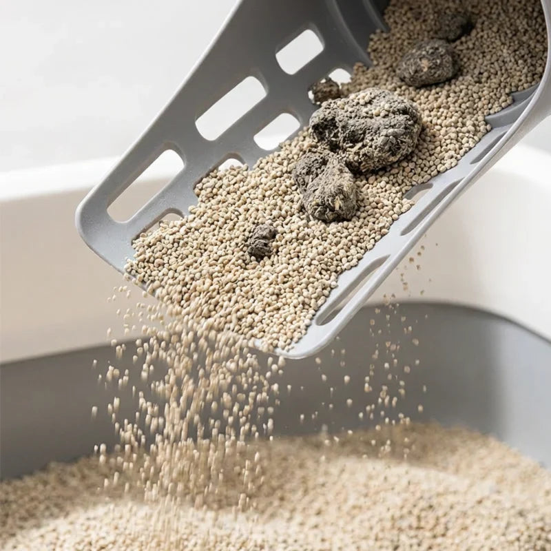 Cat Litter Scoop | Catch Container & Bag Holder | 2 L Capacity