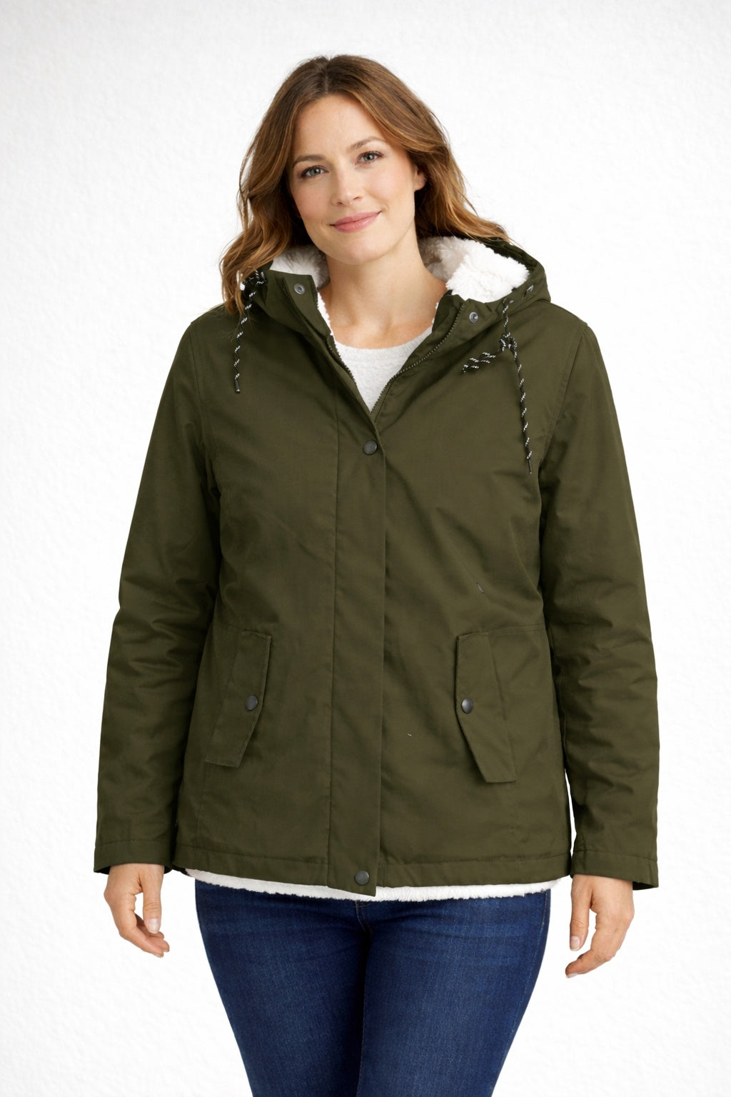 Norah | Women's Sherpa Lined Waterproof Jacket Hooded