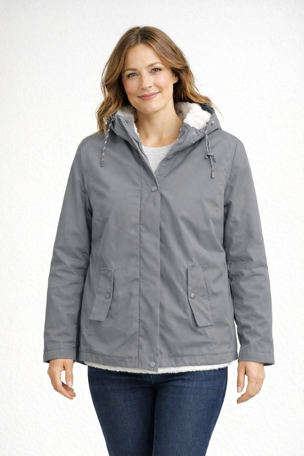 Norah | Women's Sherpa Lined Waterproof Jacket Hooded
