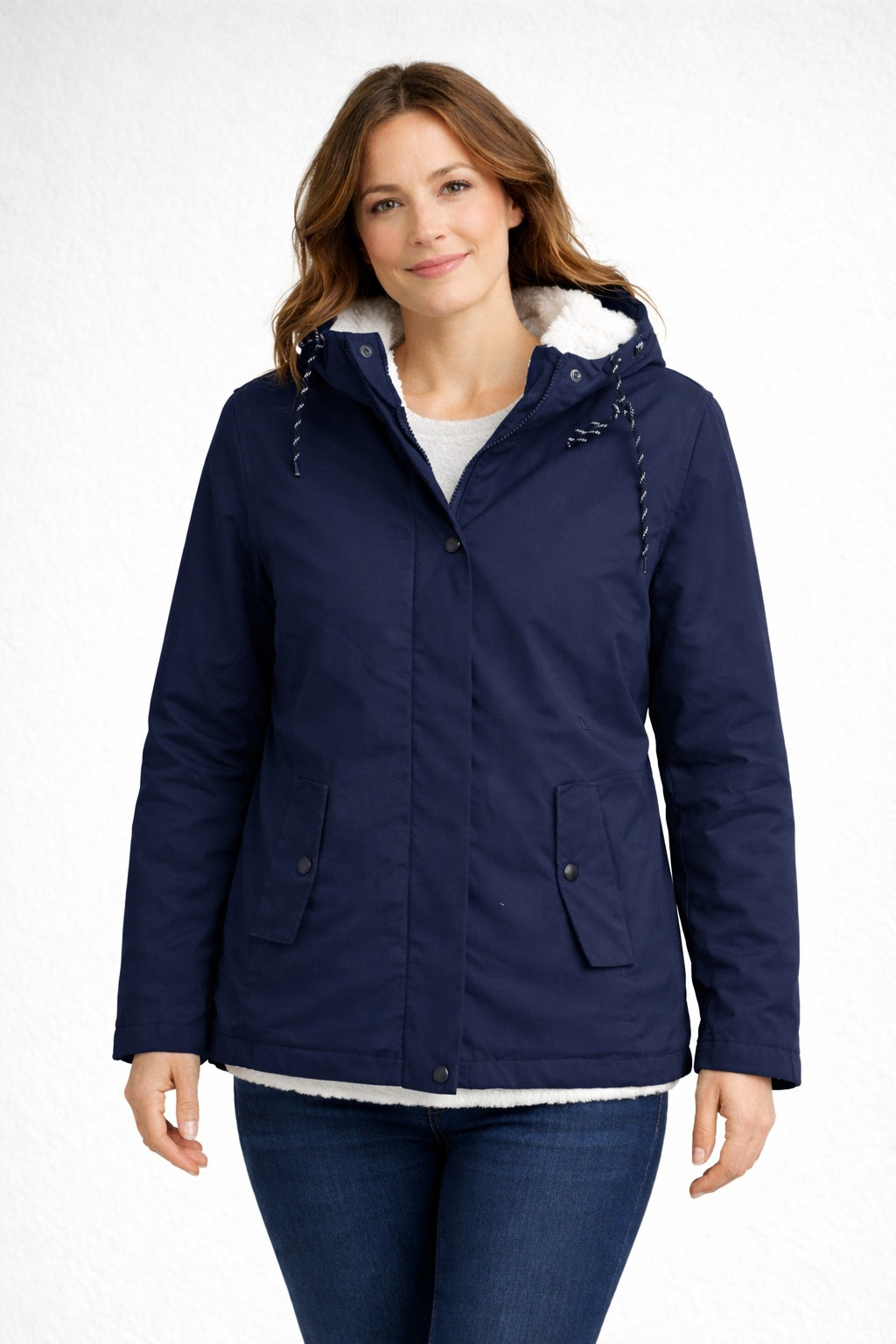 Norah | Women's Sherpa Lined Waterproof Jacket Hooded