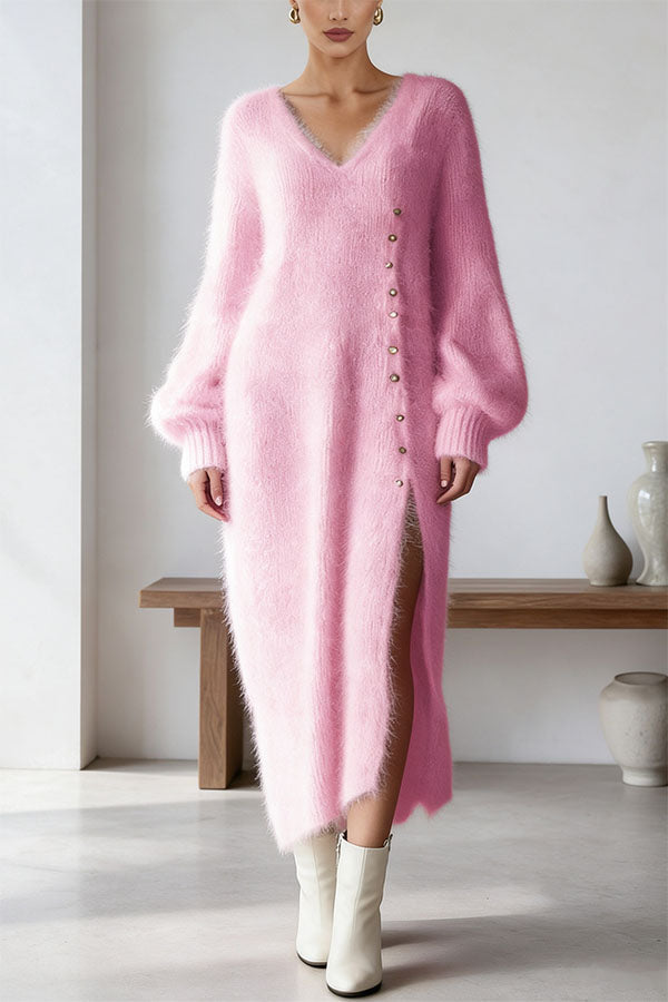 Renske | Sweater-Dress with Balloon Sleeves
