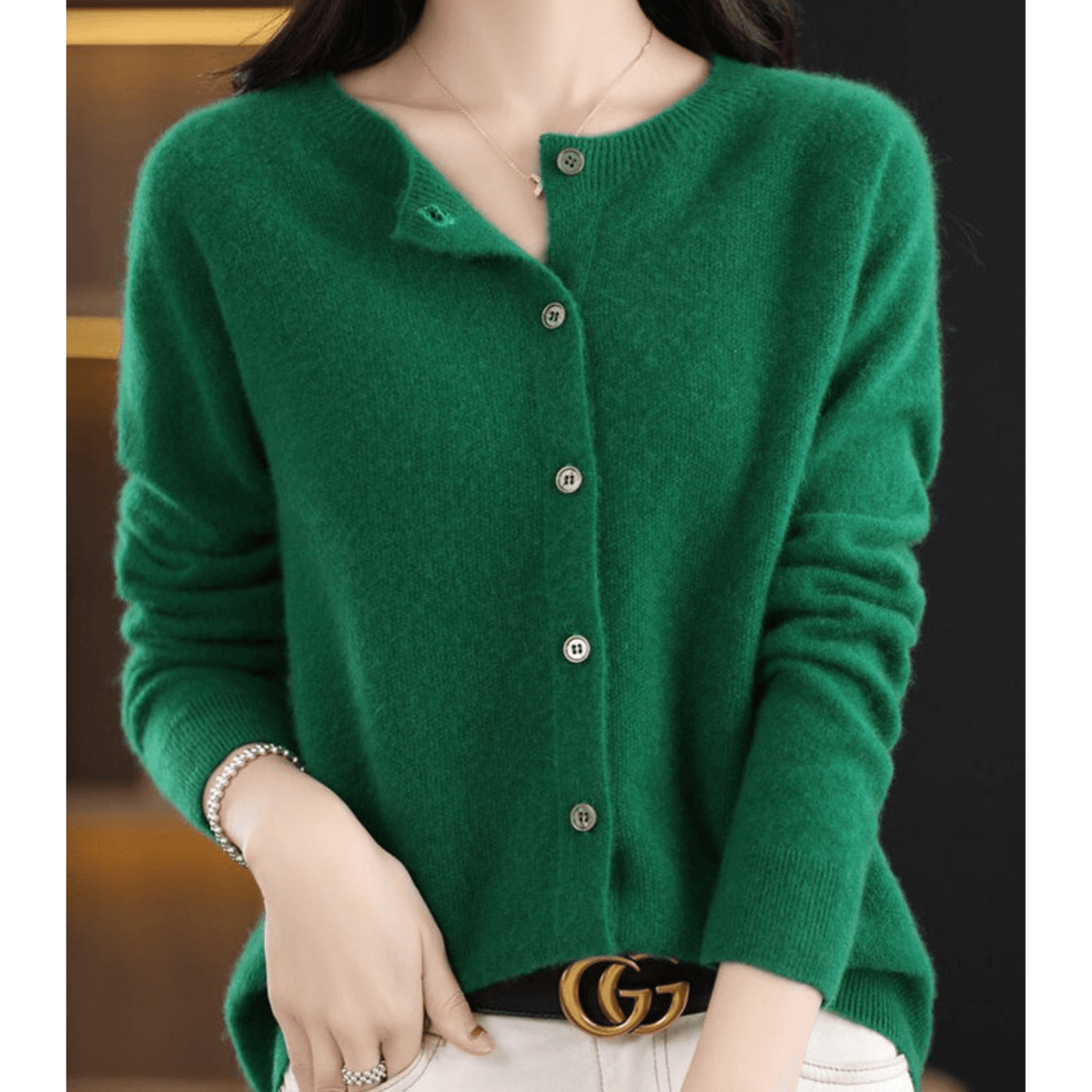 Livia Blend V-Neck Cardigan