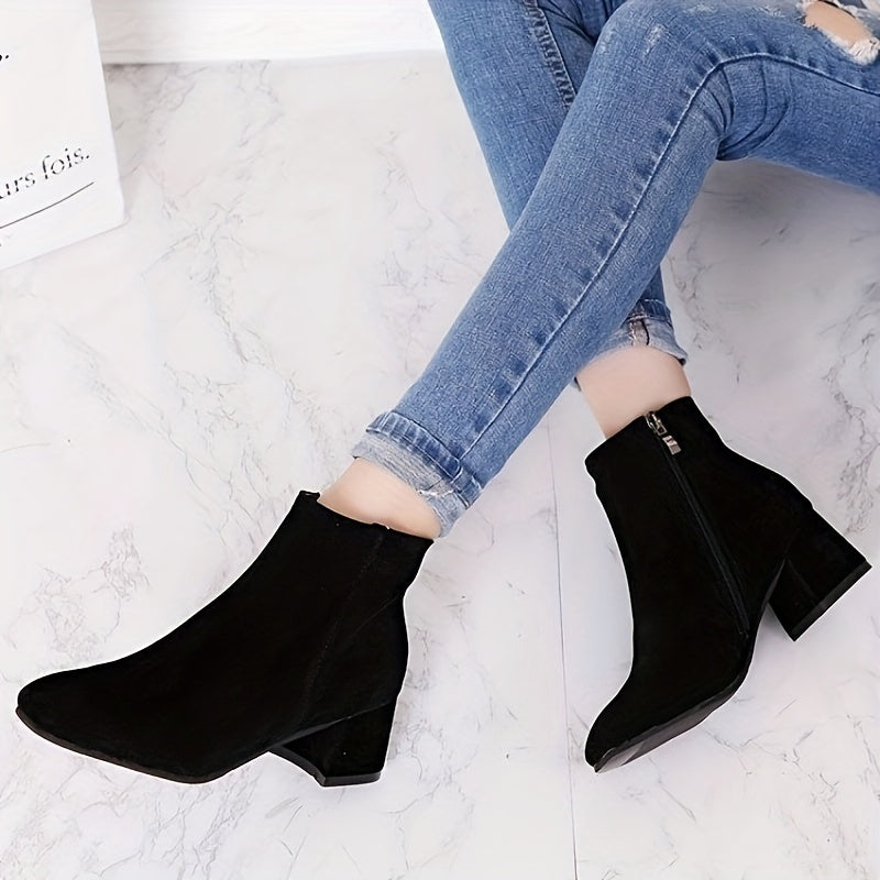 Diana | Block Heel Chelsea Boots