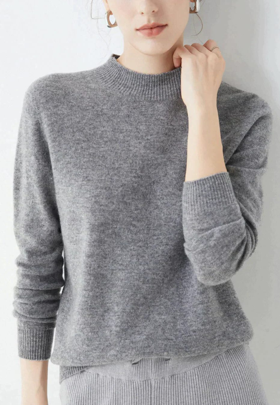 Cedric | Women's Cashmere Sweater with Crew Neck