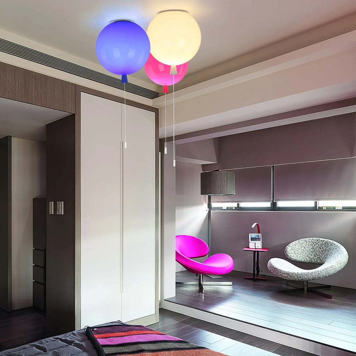 Ceiling Light | Slim Flush-Fit & Bulb Included