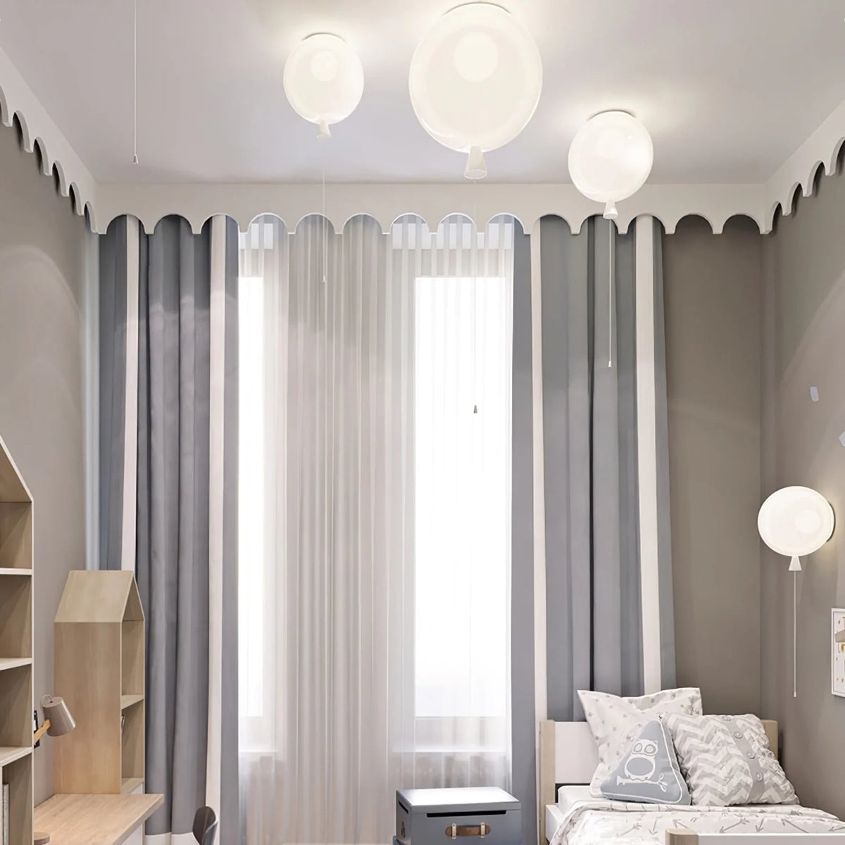 Ceiling Light | Slim Flush-Fit & Bulb Included