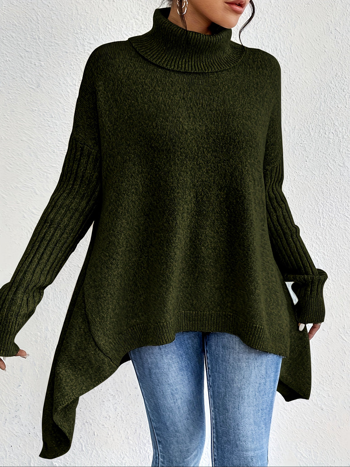 Alba | Oversized Turtleneck Sweater