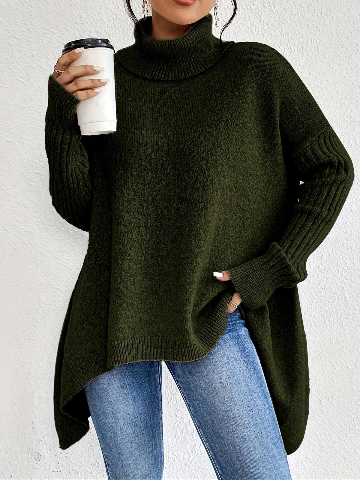 Alba | Oversized Turtleneck Sweater